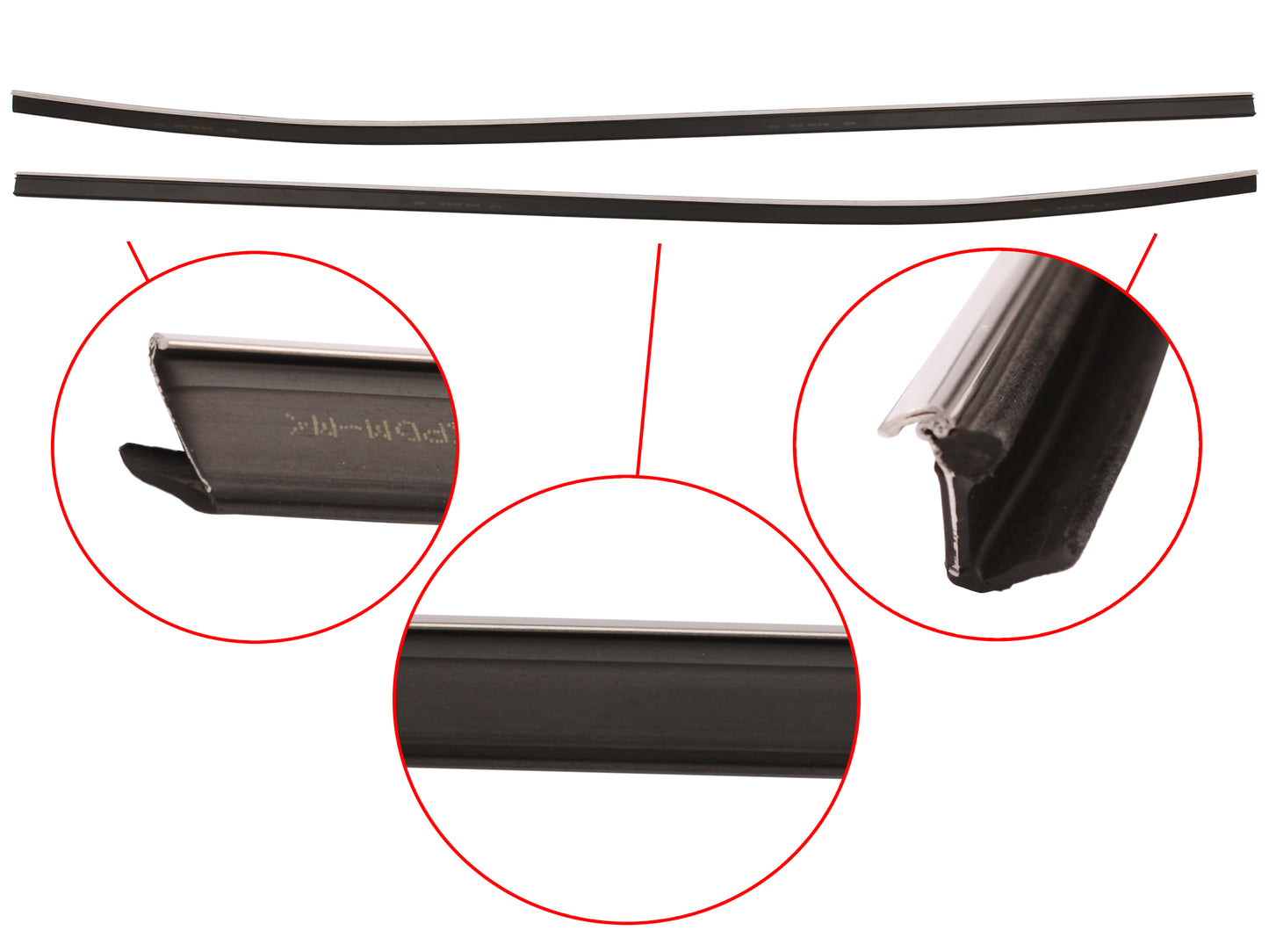 Door Rubber Kit XA XB XC Coupe - DRKXA5
