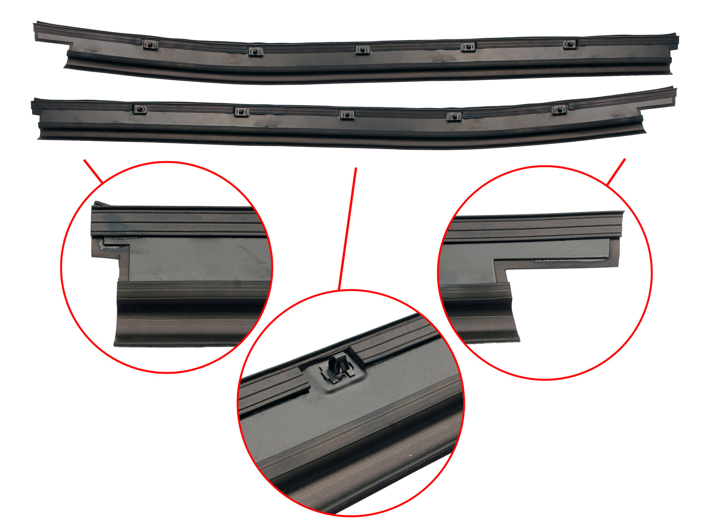 Door Rubber Kit XA XB XC Coupe - DRKXA5