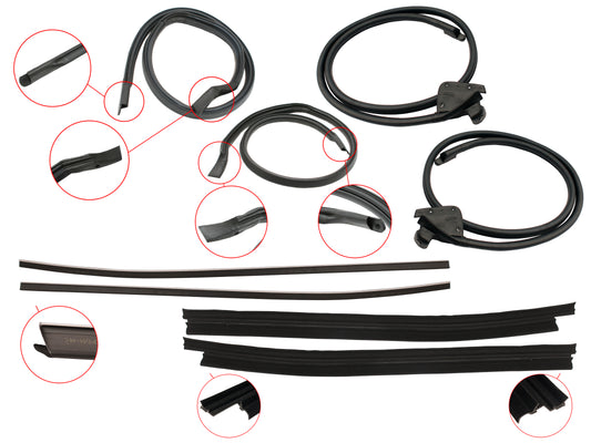 Door Rubber Kit XA XB XC Ute/Van - DRKXA6