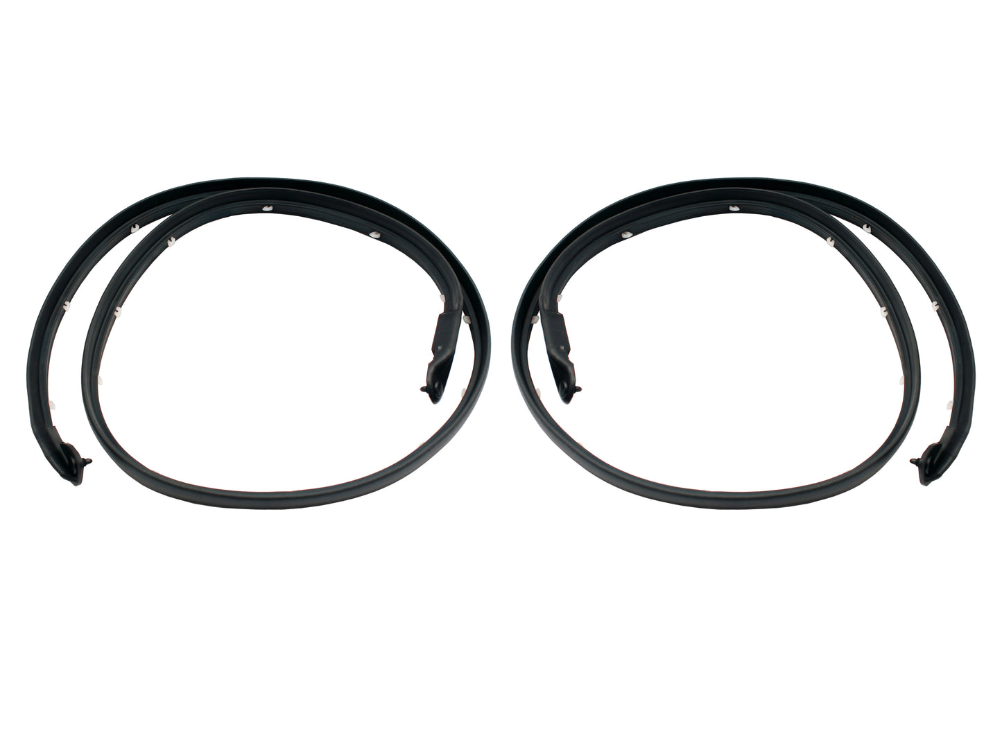 Door Rubber Kit XC ZH Rear Sedan Wagon With Pinchweld - DRKXC4