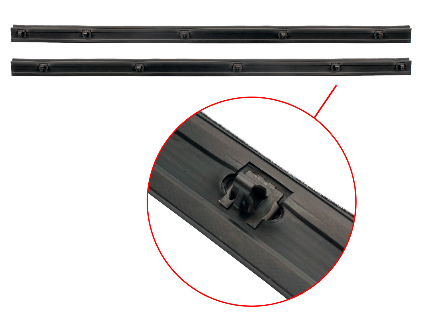 Door Rubber Kit XC ZH Rear Sedan Wagon With Pinchweld - DRKXC4