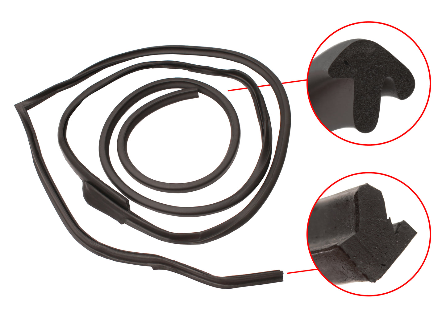 Door Rubber Kit XK XL Front All - DRKXKL1