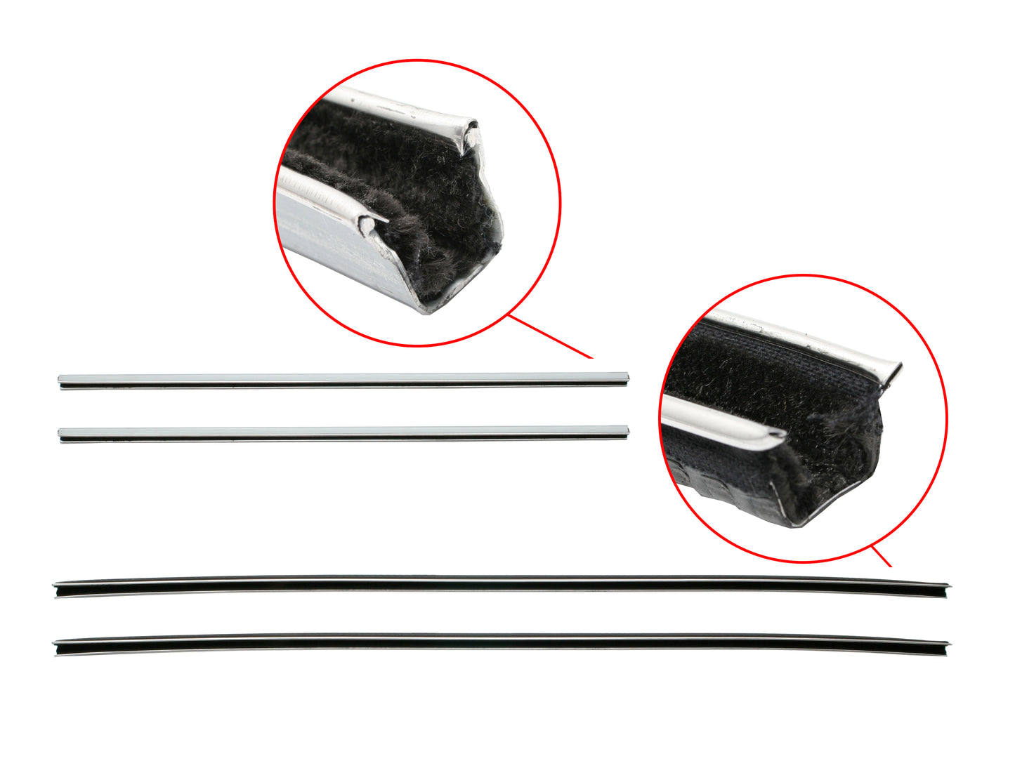 Door Rubber Kit XM XP Rear Sedan - DRKXMP2
