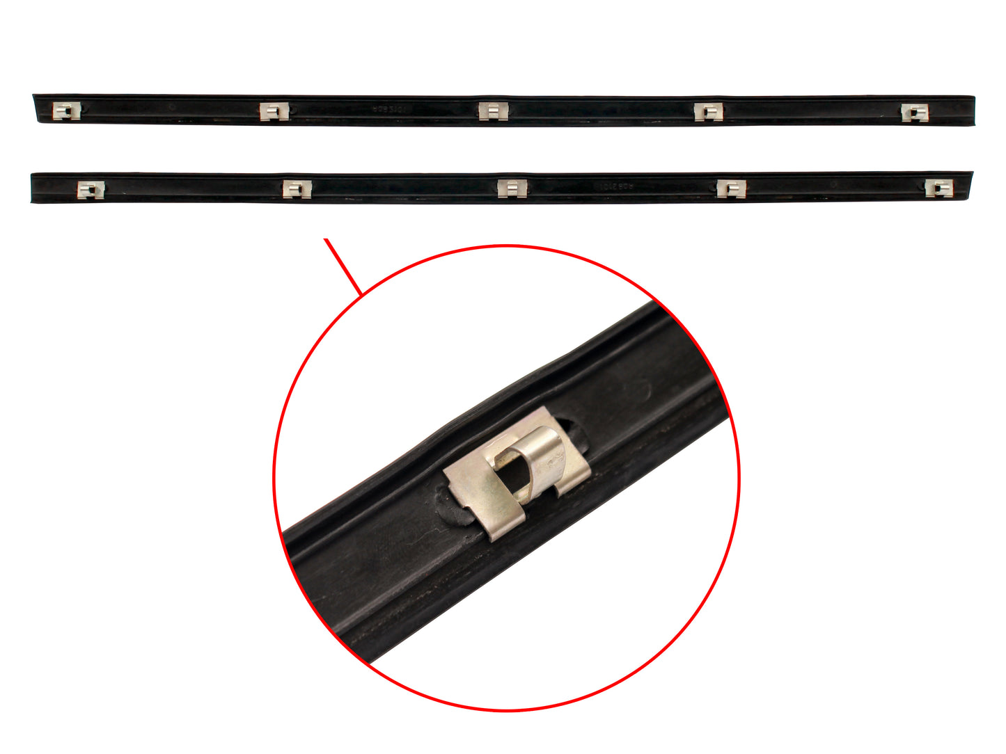 Door Rubber Kit XR XT XW ZA-ZC Front All - DRKXRW1