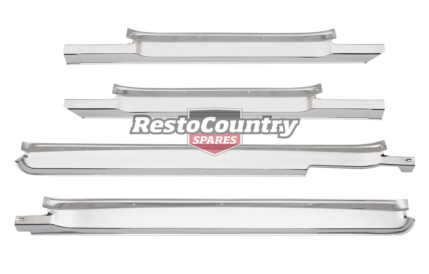 Scuff Plate Kit Chrome HQ HJ HX HZ (4 Doors) - DSP1027