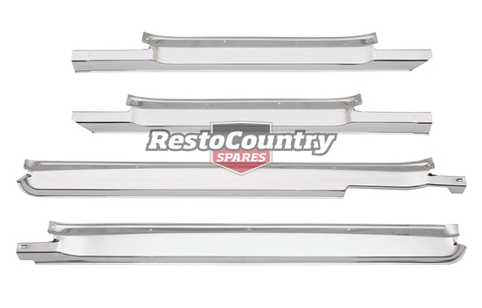 Scuff Plate Kit Chrome HQ HJ HX HZ (4 Doors) - DSP1027