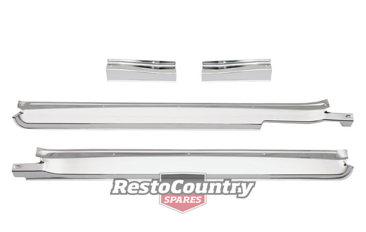 Scuff Plate Kit Chrome HQ HJ HX HZ WB Ute, Van, 1 Ton 4pcs - DSP1028