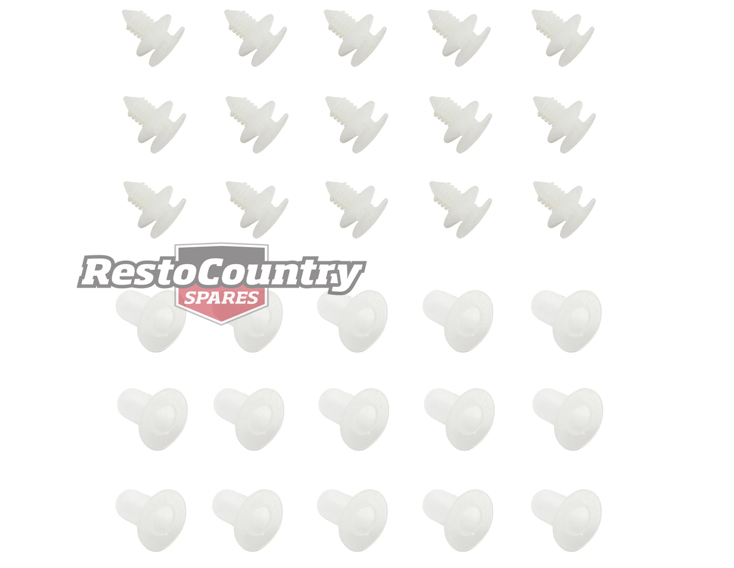 Door Trim Clip Pack XD XE XF XG ZJ-ZL 15 Pieces - DTC2000