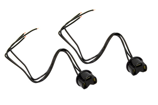 Globe Socket Headlight 3 Pin Round H4 (2Qty) - EC0004