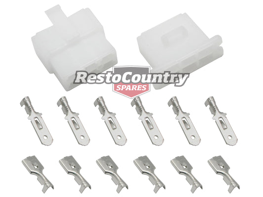 Connector Body & Terminal Female Male LC-WB 6 Pin - EC1009