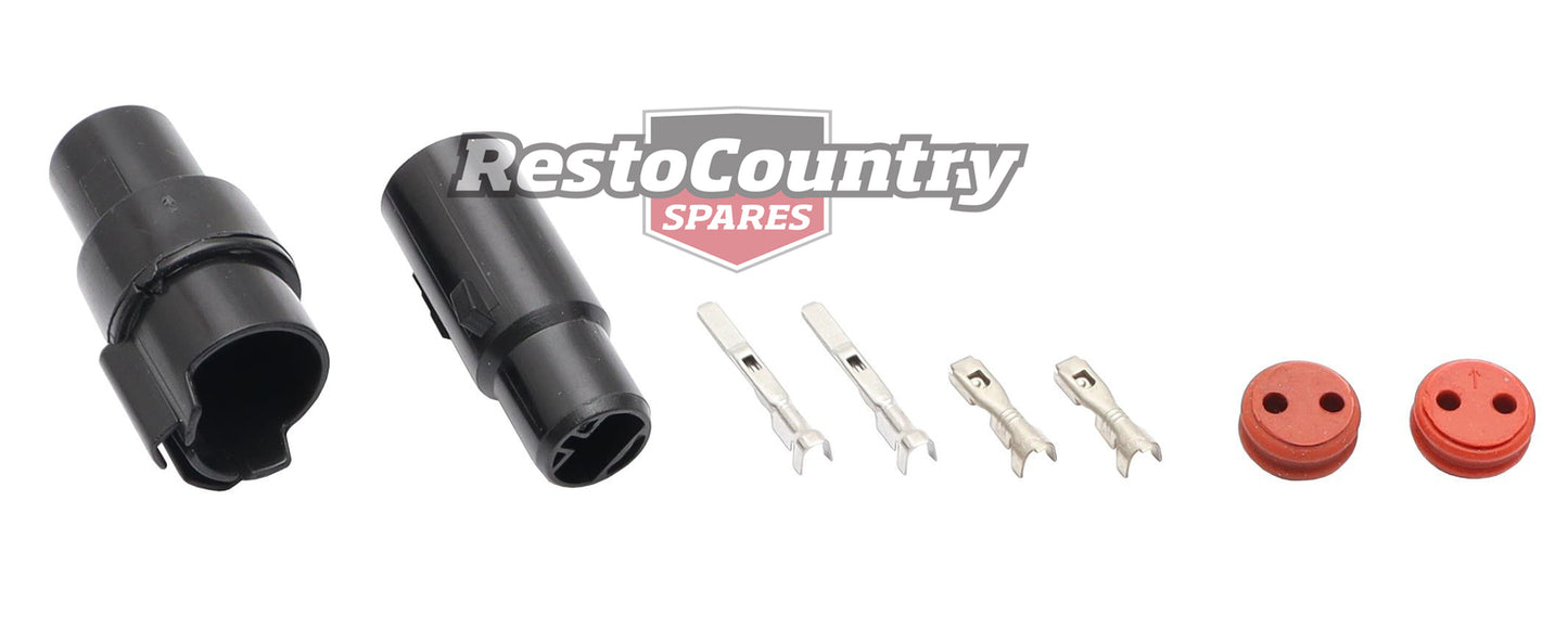 Plug Fuel Pump Round 2 Pin VL VN VP VR Commodore - EC1022