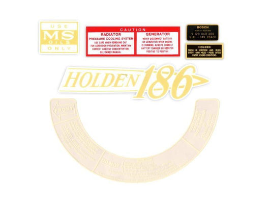 Decal Kit Engine Bay HR 186 - ED1005