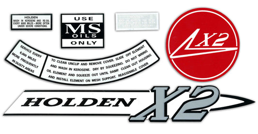 Decal Kit Engine Bay HD "X2" - ED1008