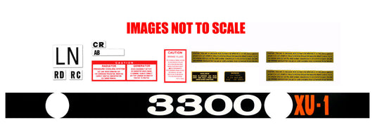 Engine Decal Kit LJ XU1 - ED1015