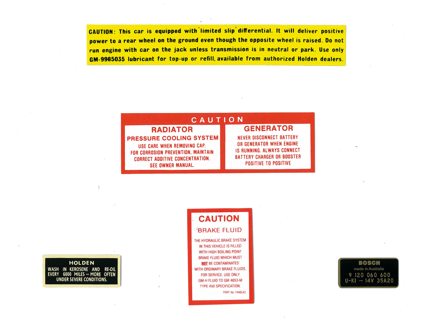 Decal Supplementary Kit HD HR HK HT HG - ED1040