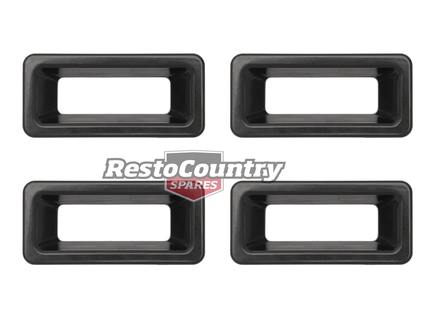 Escutcheon Lock Slide Surround VB VC VH VK VL Commodore Black Kit 4 - ELS1000
