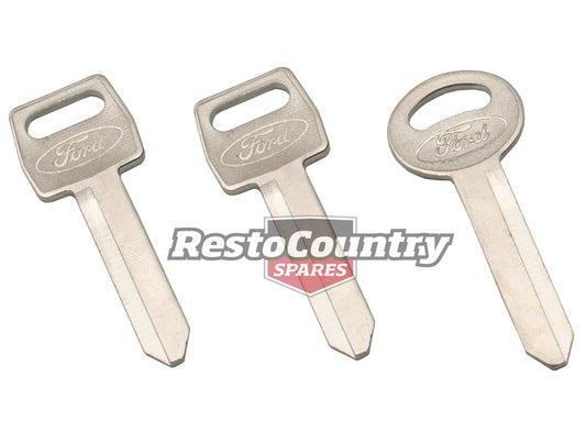 Key Blank Kit "Ford" 2 Square 1 Oval XR XT XW XY XA XB XC XD XE XF ZA-ZL - F2184