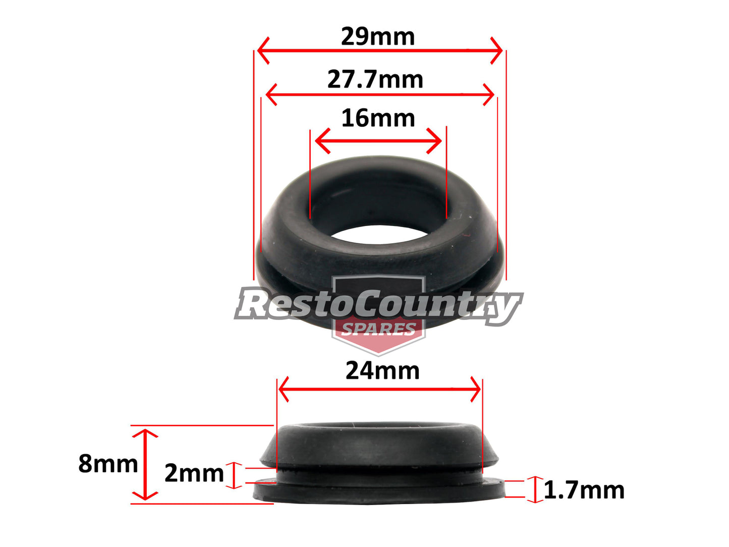 Grommet Wiper Motor Pivot To Cowl XD XE XF XG XH ZJ-ZL - F2331
