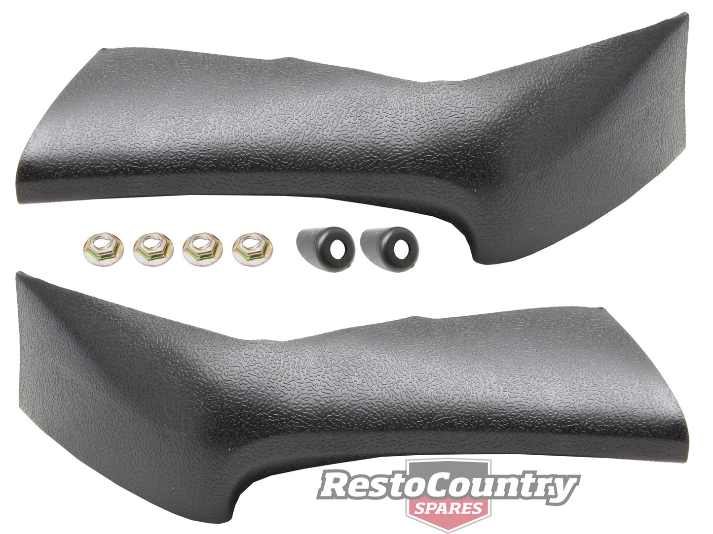 Dash Side Trim & Fitting Kit XW XY (Black) - F2338