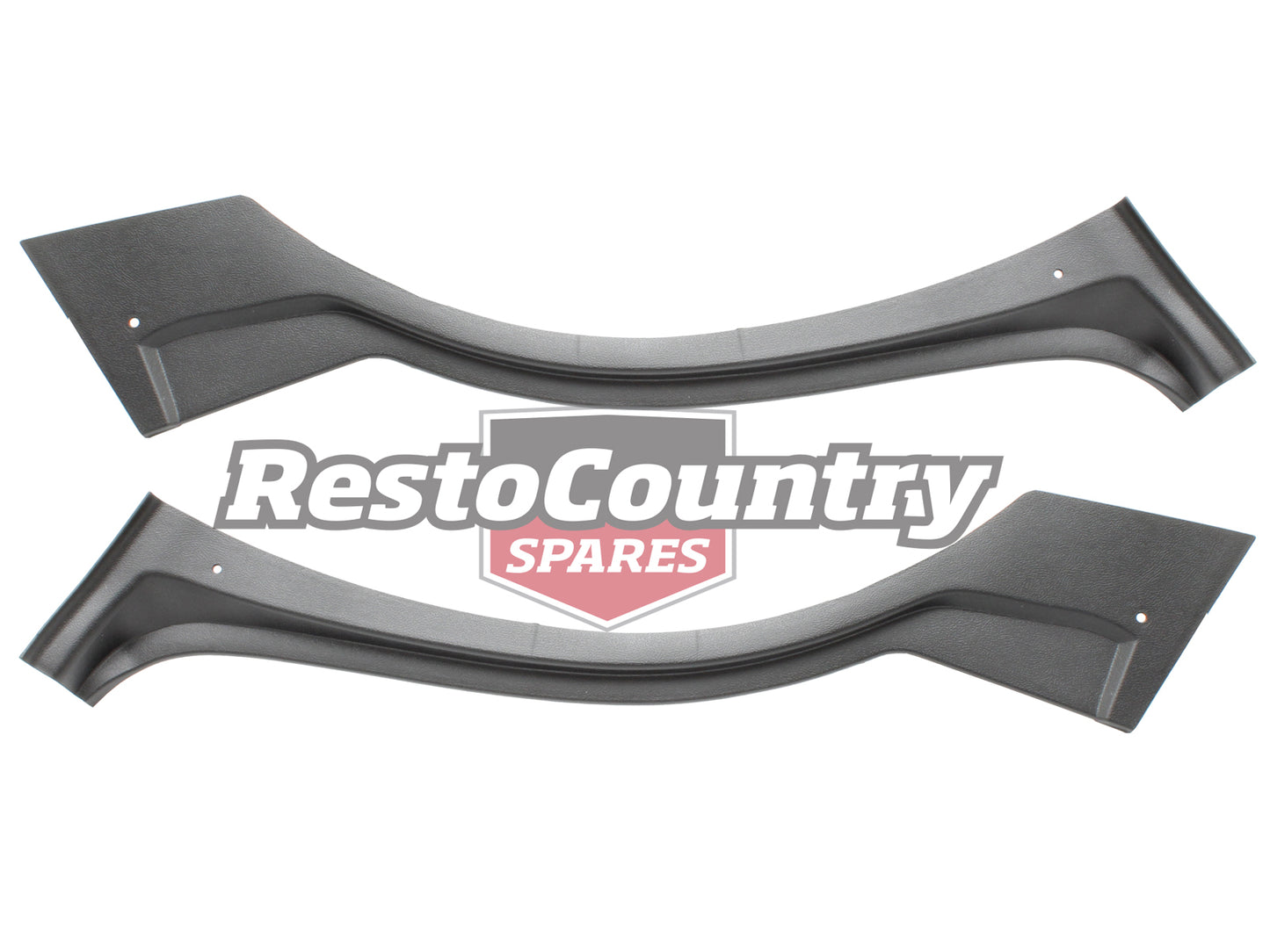 Dog Leg Rear Wheel Arch Trim XW XY (Black) Pair - F2342
