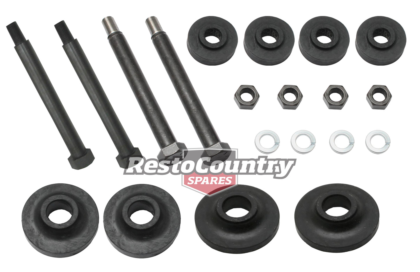 Front End Mounting Rubbers & Bolt Kit Early FJ - FEK2C