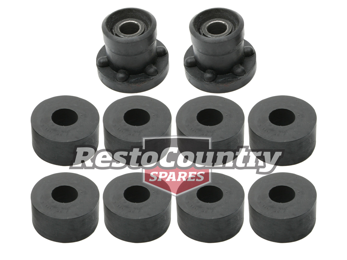 Front End Mounting Rubber Kit LC LJ 6 Cylinder - FEK8