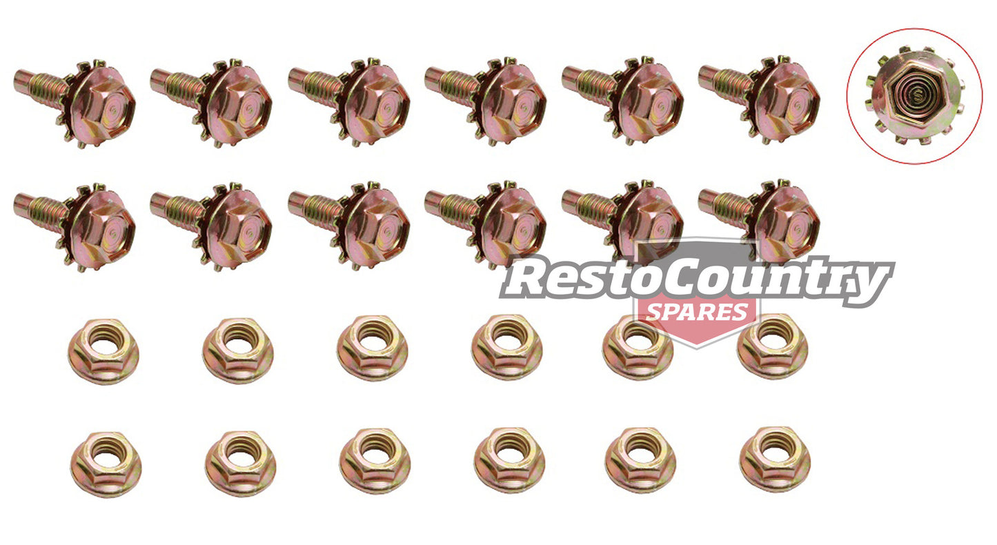 Front Suspension Bump Stop Mounting Plate Bolt Kit XR XT XW XY XA XB XC - FK2037