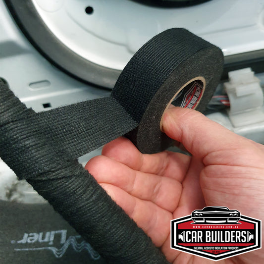 Car Builders Wiring Loom Fleece Tape 24mm x 15m - FLT24