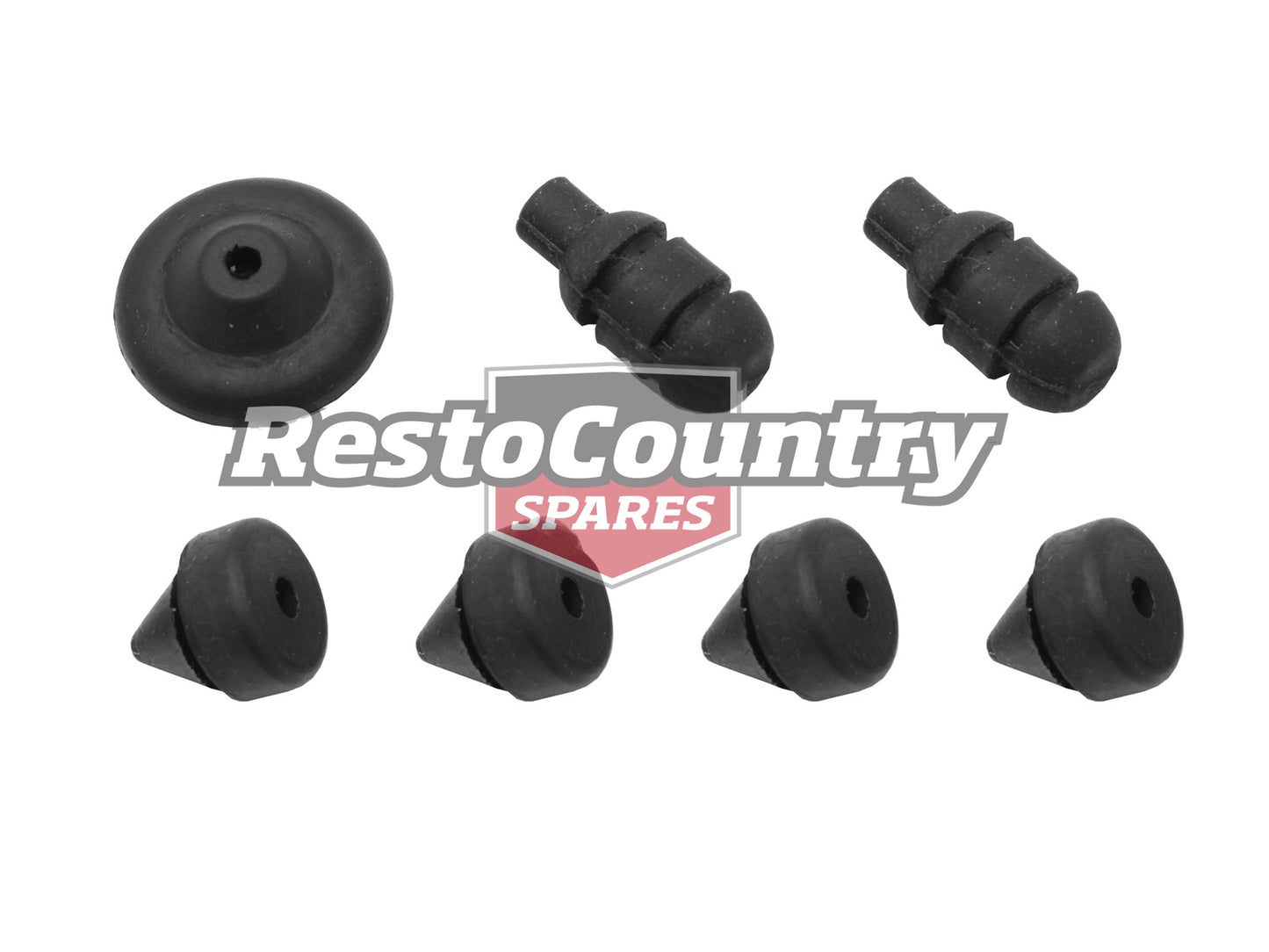 Number Plate Grommet & Mount Rubbers F & R HQ HJ HX HZ WB - G1001