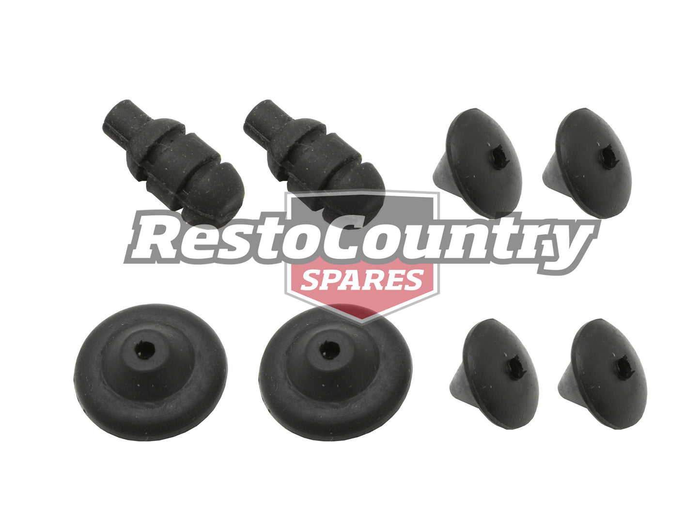 Number Plate Grommet & Mount Rubbers F & R HD - HG - G1001B
