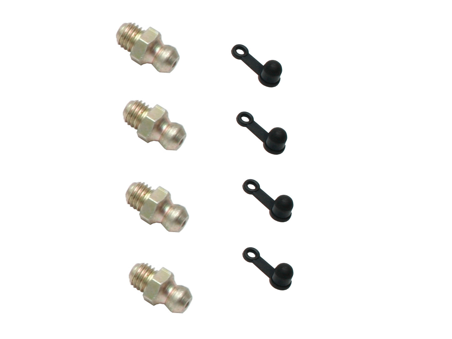 Grease Nipple Kit Inc Quarter UNF Straight Nple & Boot - GNK1