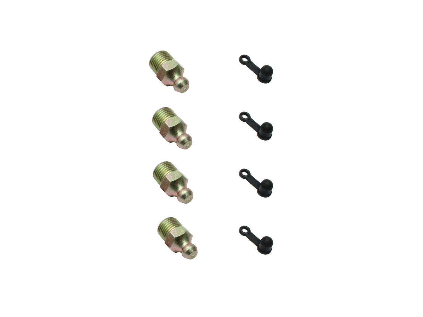 Grease Nipple Kit Inc 1/8 Bsp Straight Nipple & Boot - GNK2