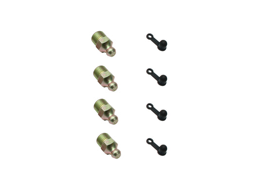 Grease Nipple Kit Inc 1/8 Bsp Straight Nipple & Boot - GNK2