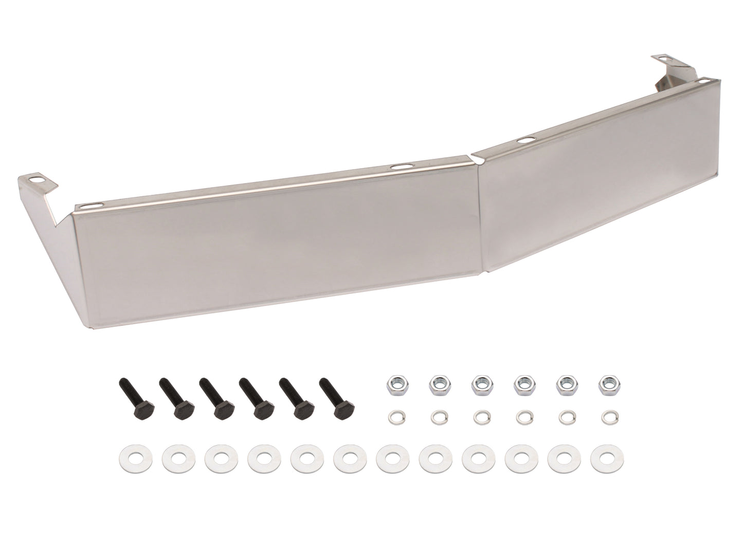 Air Dam & Fitting Kit Front LC LJ Polished Stainless "Chrome" - H1482