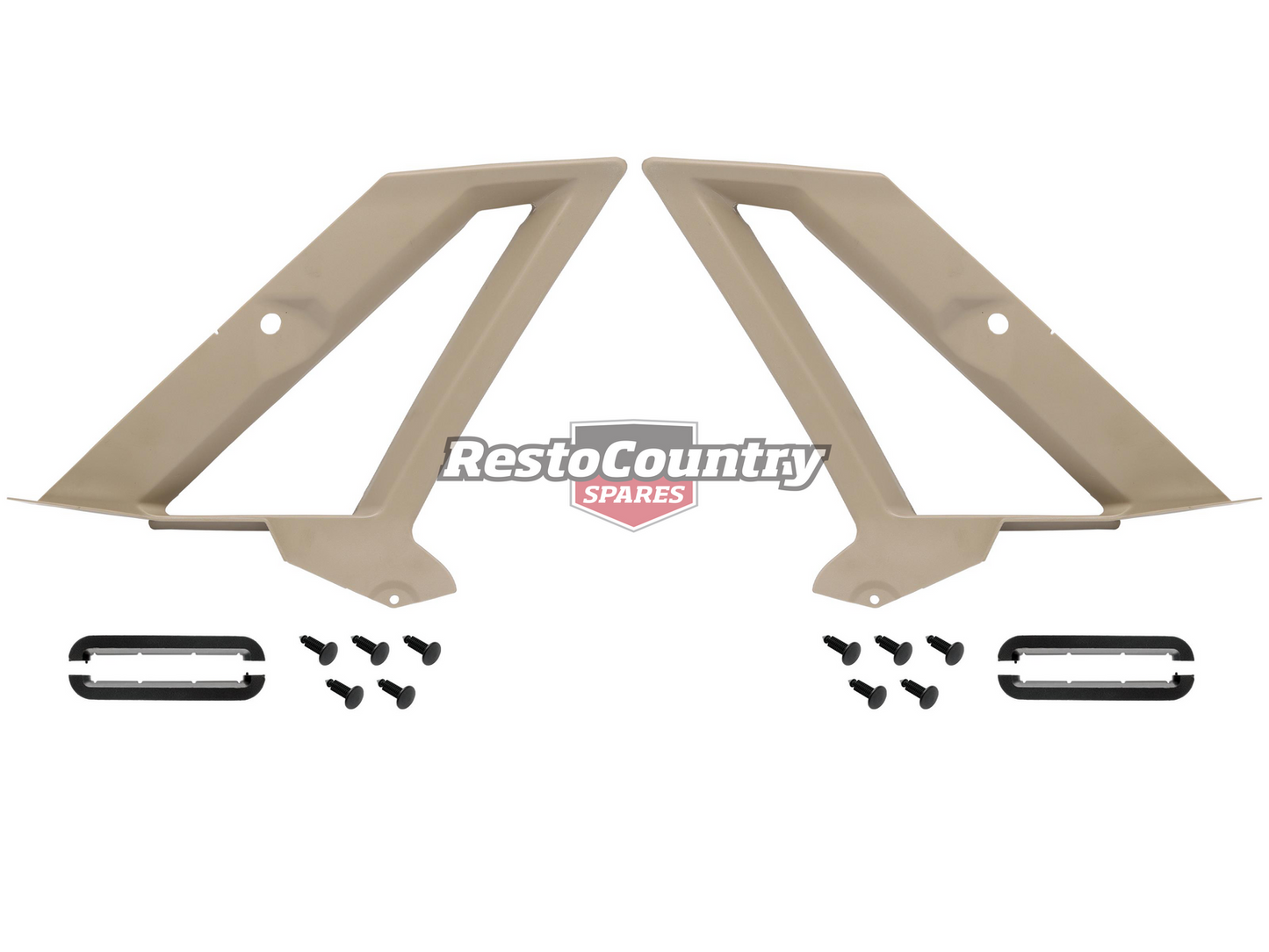 Rear Quarter Window Inner Trim Kit VK VL Sedan - H1485