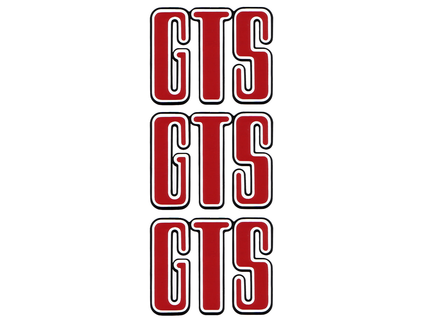 Badge Kit HJ Holden Monaro GTS 308 (Red Letters) - HJBK9