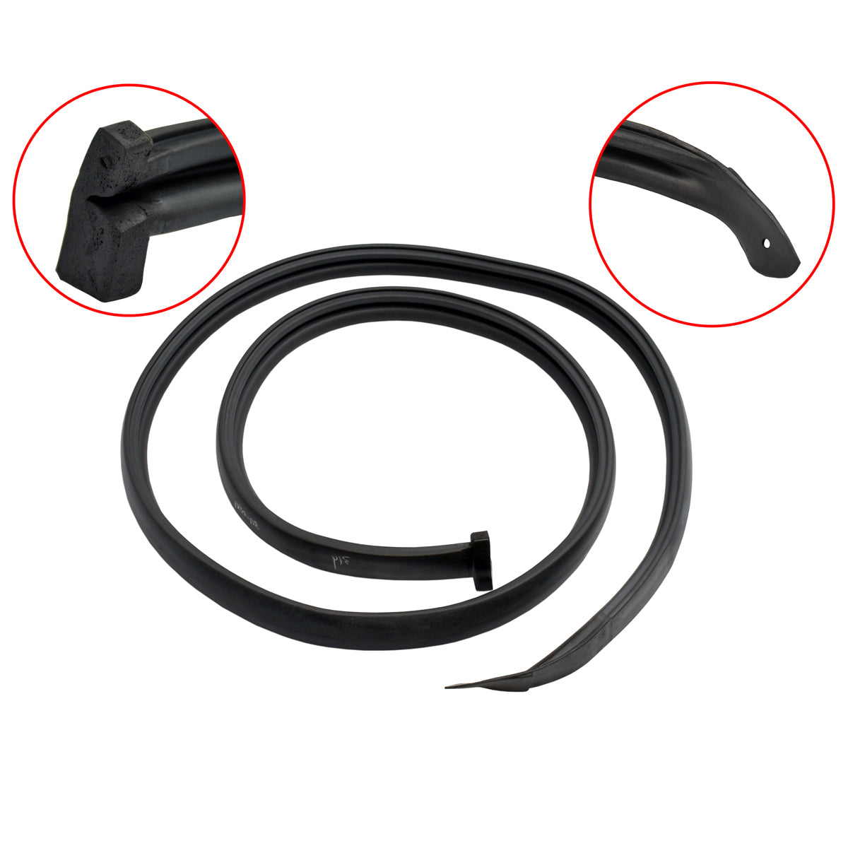 Body Rubber Kit Holden HK HT HG Monaro Black - HK1