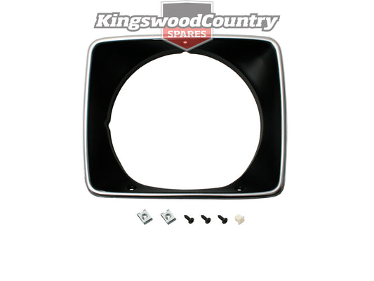 Headlight Rim HJ HX GTS Sandman Black - HLR1000C