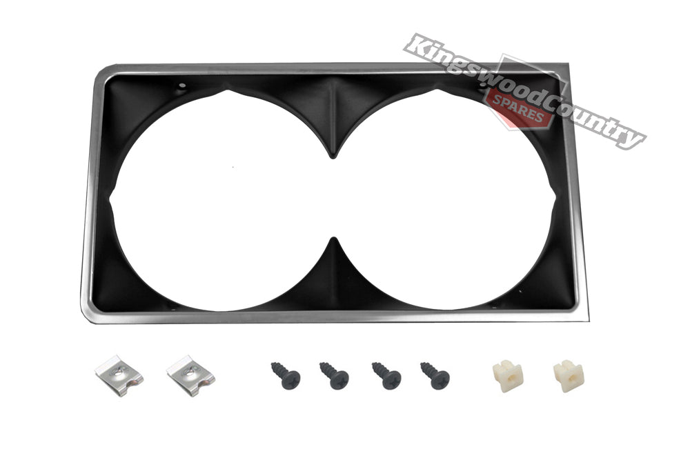 Headlight Rim Twin HZ GTS Sandman HX Le Monaro Black - HLR1000E