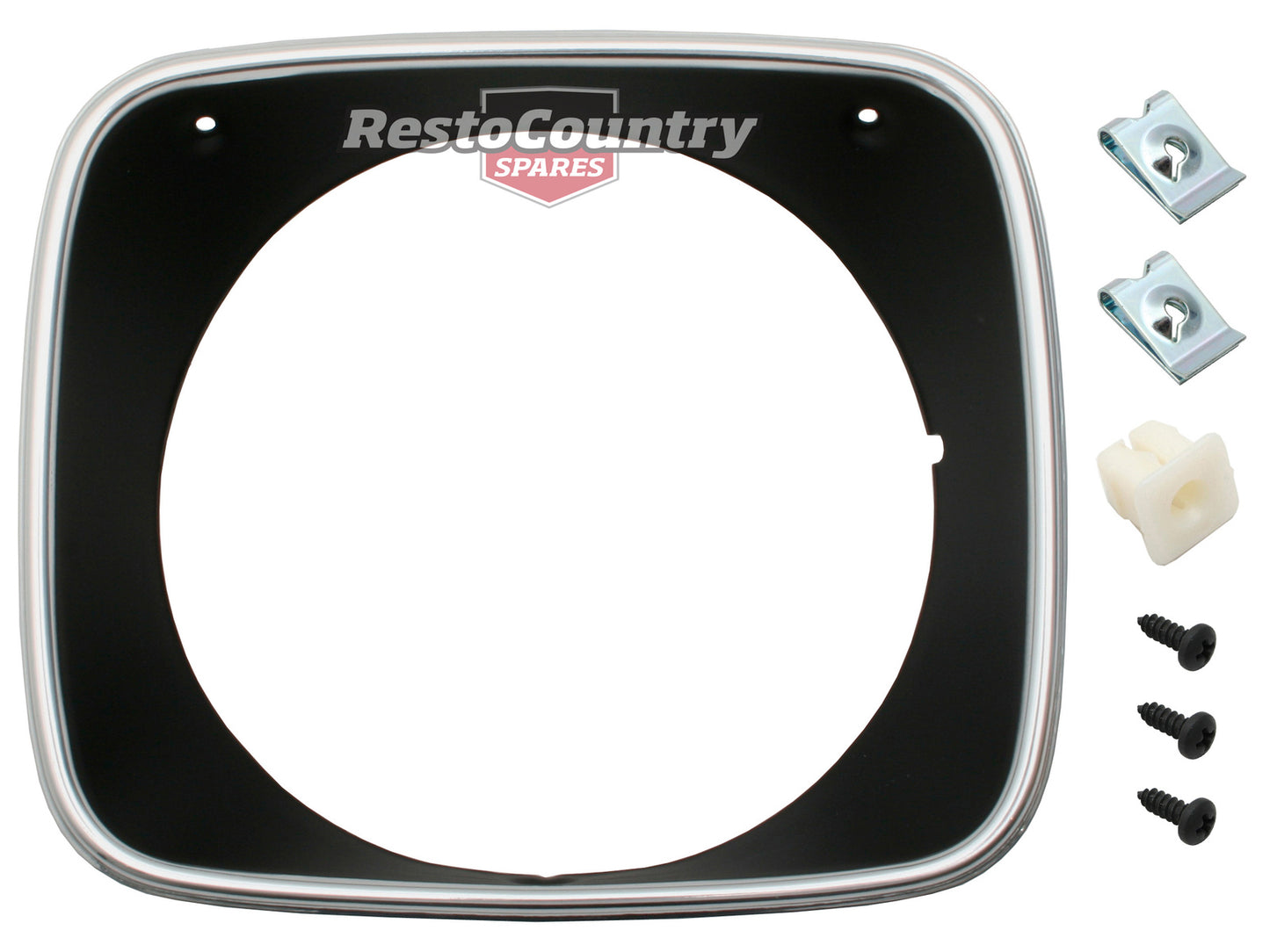 Headlight Rim LH LX Torana Black - HLR1001