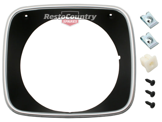 Headlight Rim LH LX Torana Black - HLR1001
