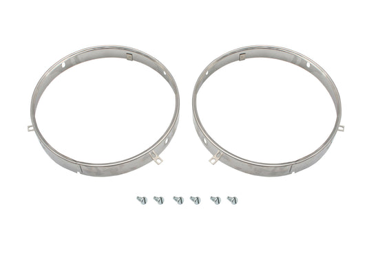 Headlight Retaining Rim Kit HK HT HG HQ LC 7" Pair - HLR1004