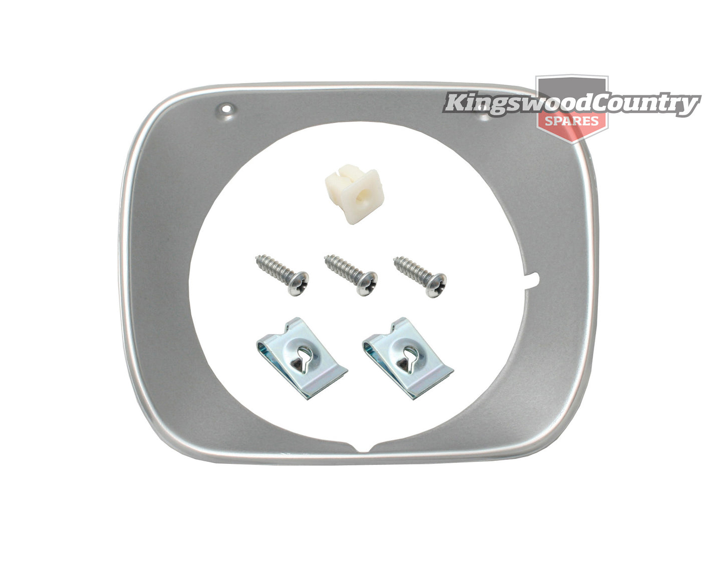 Headlight Rim HQ All Single HJ HX HZ 1 Ton Silver - HLR1008