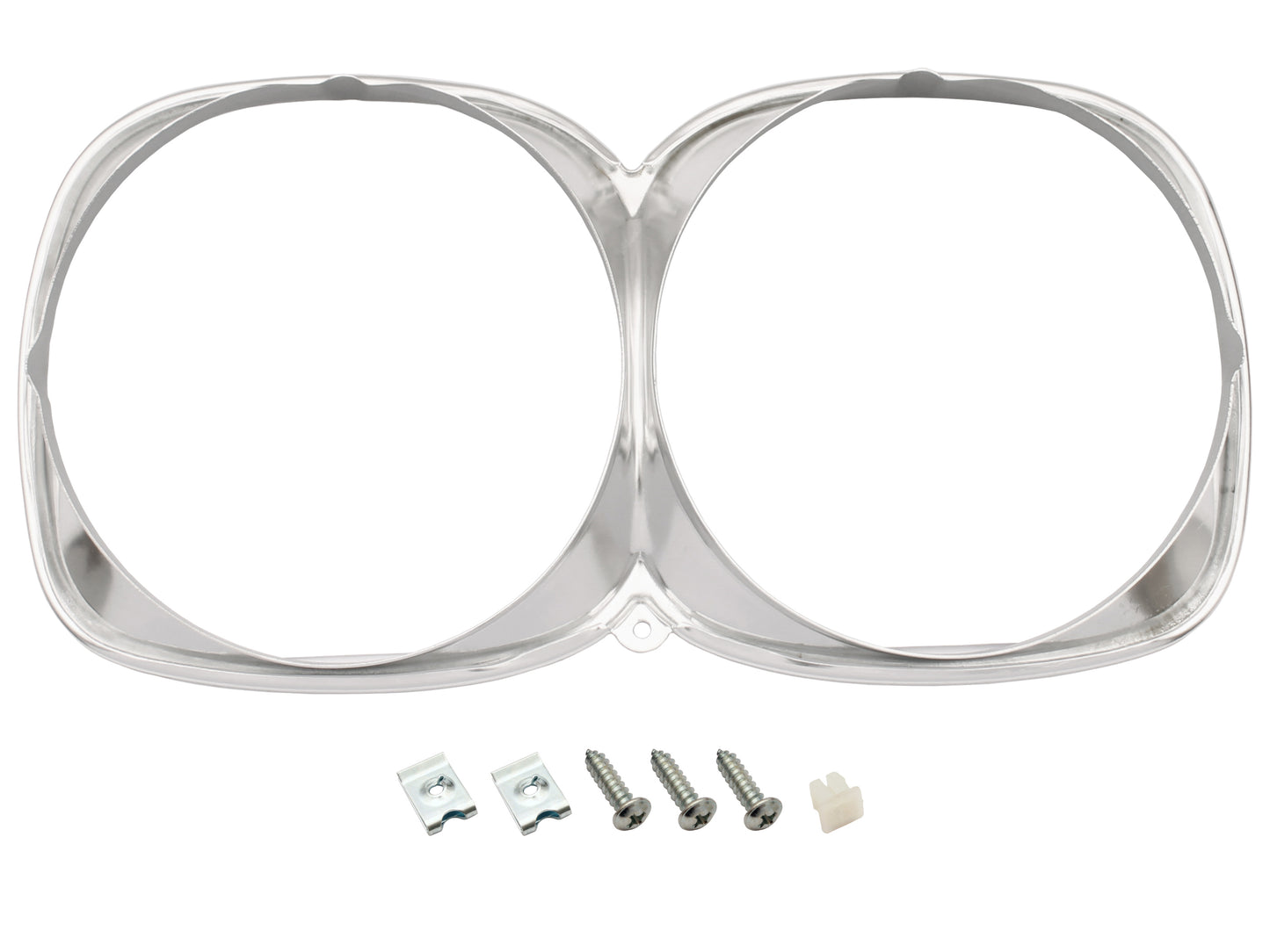Headlight Rim Kit Inner & Outer L&R HQ Premier LS Silver - HLRKHQPS