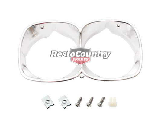 Headlight Rim Twin HQ Premier & LS Monaro Anodised - HLR1008C