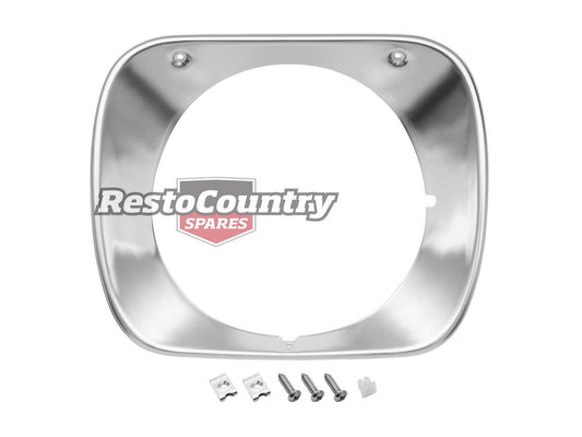 Headlight Rim HQ All Single HJ HX HZ 1 Ton Anodised - HLR1008D