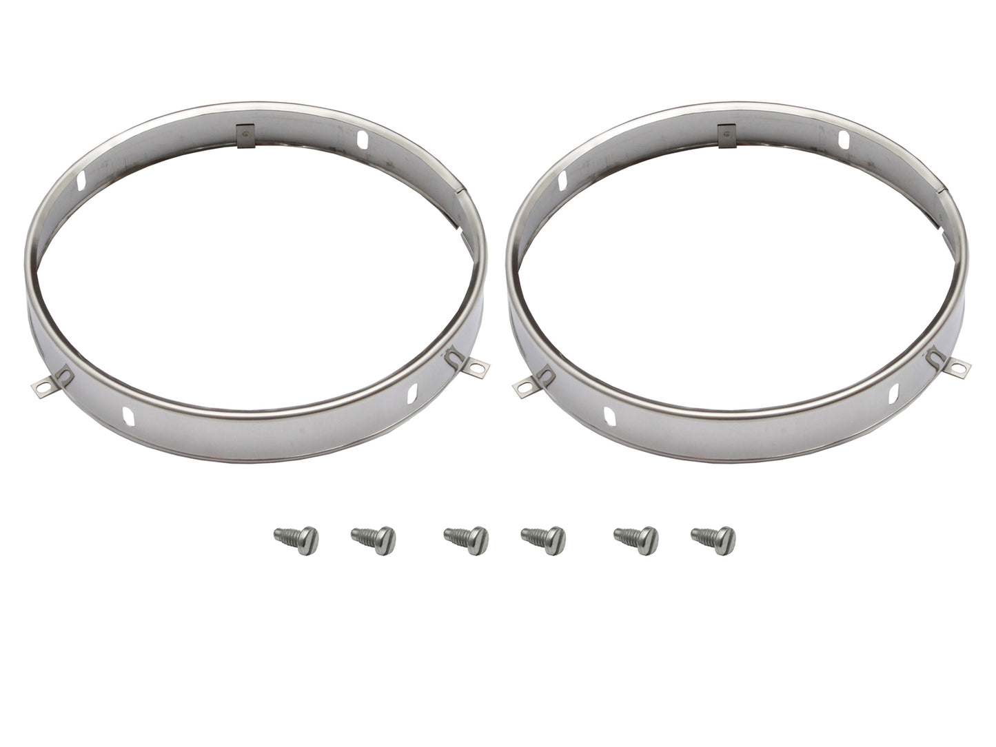 Headlight Retaining Rim Kit HJ HZ LJ LH LX 7" Pair - HLR1010