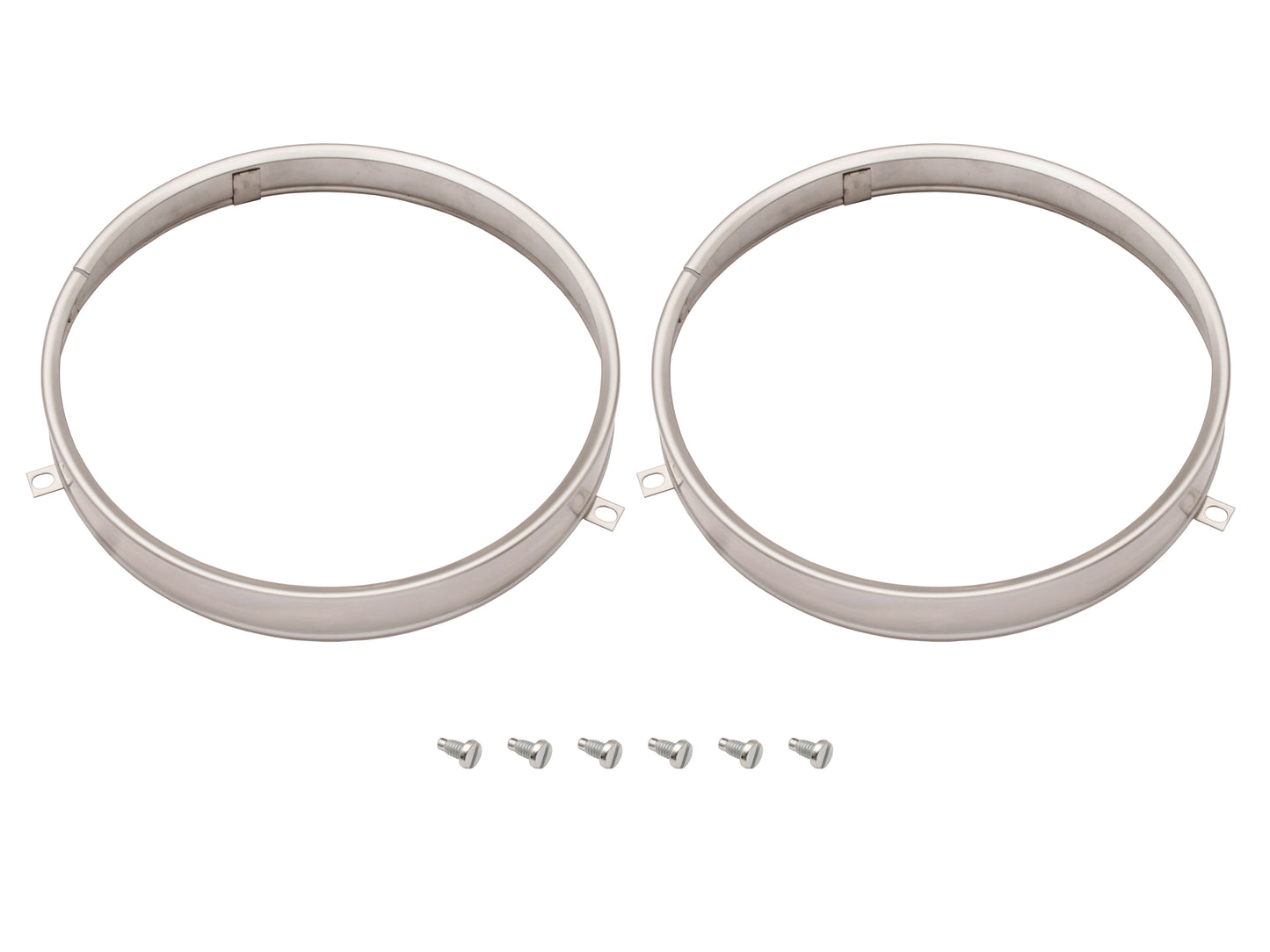 Headlight Rim Kit Inner & Outer L&R HQ Premier LS Silver - HLRKHQPS