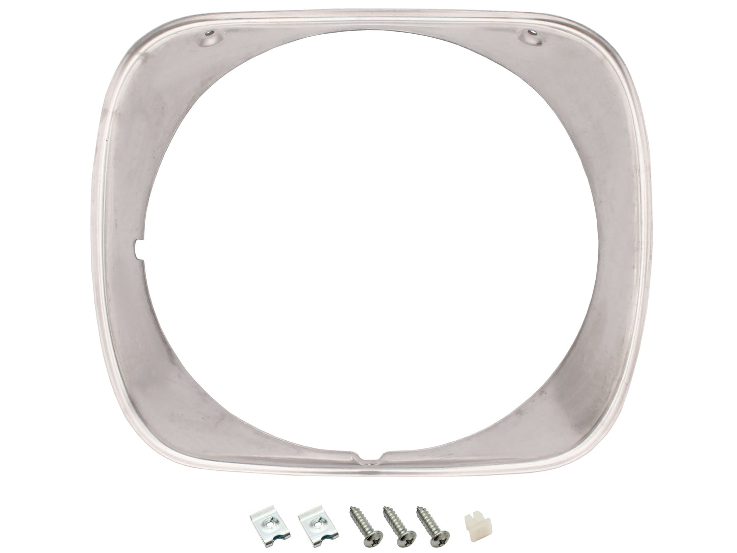 Headlight Rim HQ All Single HJ HX HZ 1 Ton Silver - HLR1008