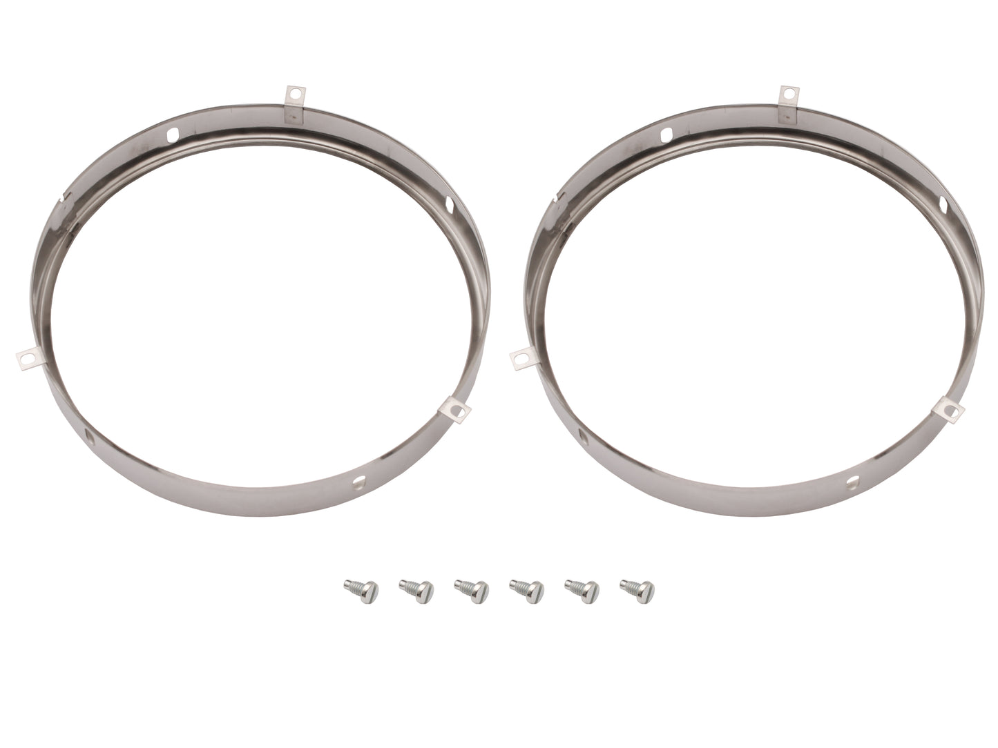 Headlight Retaining Rim Kit HJ HZ LJ LH LX 7" Pair - HLR1010